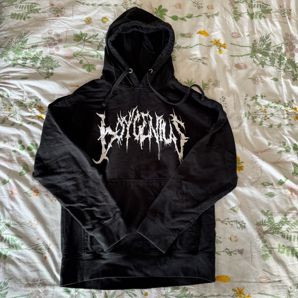 Boygenius Always and Angel Never a God Black Hoodie